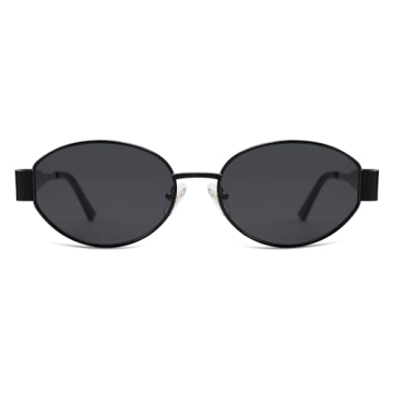 SOJOS Retro Oval Sunglasses for Women Stylish UV400 Shades