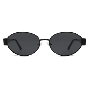 SOJOS Retro Oval Sunglasses for Women Stylish UV400 Shades