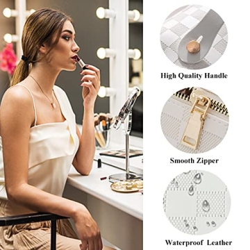 WISAGI Large Capacity Makeup Bag for Women Travel