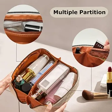WISAGI Large Capacity Makeup Bag for Women Travel