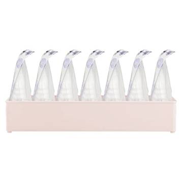 mDesign Light Pink Storage Organizer Bins for Kitchen & Baby Food