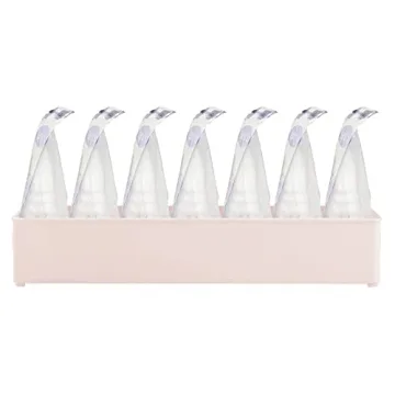 mDesign Light Pink Storage Organizer Bins for Kitchen & Baby Food