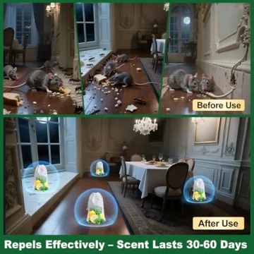 Natural Peppermint Oil Mouse Repellent - HLISIS 32PCS