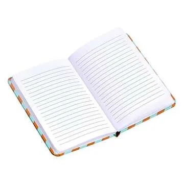 Amazon Basics Bonded Leather Journal, Assorted Colors, 5-Pack