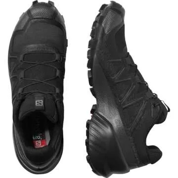 Salomon Women’s Speedcross 5 Trail Running Shoes - Black/Black/Phantom - 7.5