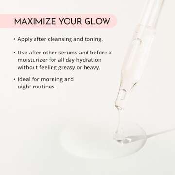 MAELOVE Hydrator Hyaluronic Acid Serum w/Vitamin B5, Lightweight & Non Greasy Formula w/Panthenol & Resveratrol for Ultimate Hydration & Youthful Dewy Glow, Reduces Fine Lines & Wrinkles, USA Made