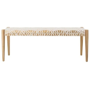 Stylish SAFAVIEH Bandelier Natural Teak Wood Bench