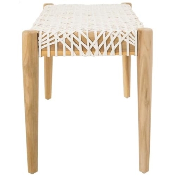 Stylish SAFAVIEH Bandelier Natural Teak Wood Bench