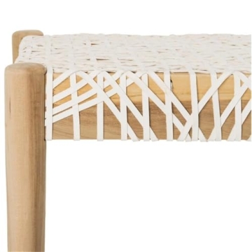 Stylish SAFAVIEH Bandelier Natural Teak Wood Bench