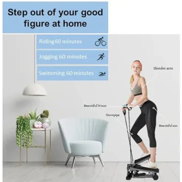Afrann Mini Stepper for Home & Office Workouts