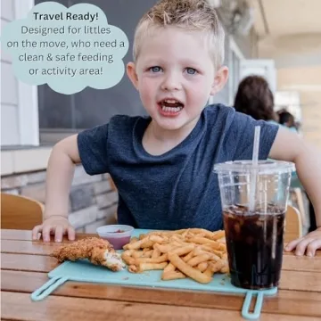 Table Tyke Silicone Placemat with Teething Edge Bumper