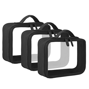 ANRUI 3 Pack TSA Approved Toiletry Bag - Travel Essentials