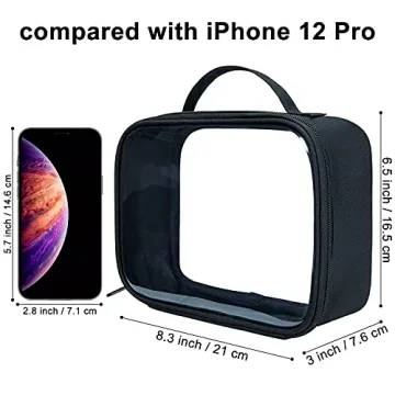 ANRUI 3 Pack TSA Approved Toiletry Bag - Travel Essentials