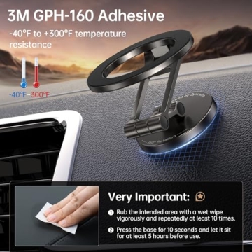 Syncwire Adjustable MagSafe Car Mount for All Smartphones