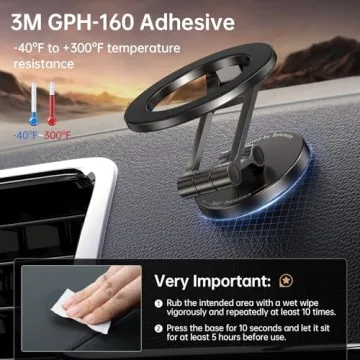 Syncwire Adjustable MagSafe Car Mount for All Smartphones
