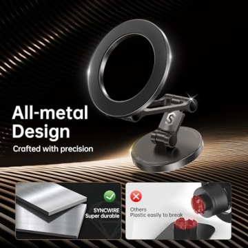Syncwire Adjustable MagSafe Car Mount for All Smartphones