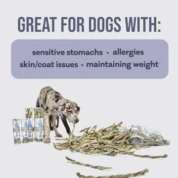Polkadog Crunchy Cod Skins Dog Sticks - Cod Skins Treats for Dogs - All-Natural Pet, Dog Treats - Savory, Healthy Fish-Skin Puppy Treat - Alaskan Treats for Pets - 2 lb.