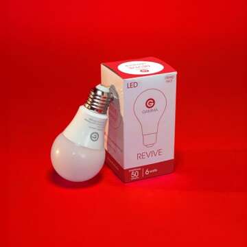 Revive - 670nm - Red Light Bulb Sleep Therapy by Gamma - Melatonin Promoting Natural Sleep Aid
