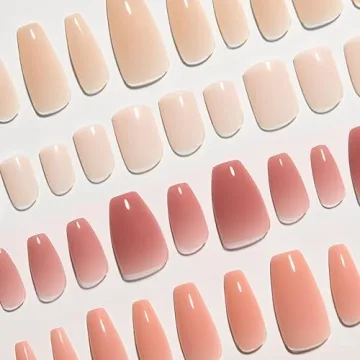 KISS TruNude Fake Nails Set - 28 Chip Proof Manicure