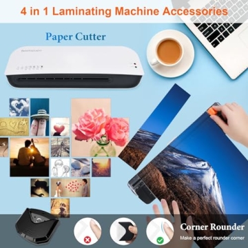 Fast Quiet 9 Inch A4 Laminator Machine 4-in-1 Kit