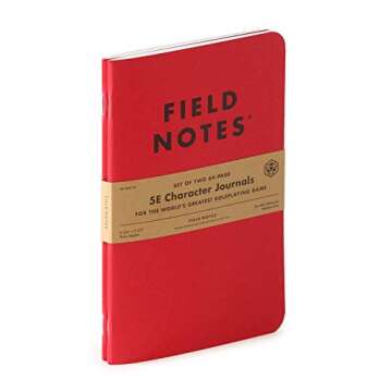 Field Notes: 5E Character Journal - 2 Pack - Character Notebook for Dungeons and Dragons Fifth Editi...