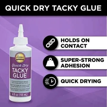 Aleene's Quick Dry Tacky Glue - Fast, Versatile Adhesive