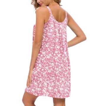 AVIIER Soft Cotton Women’s Nightgown for Sleep & Relaxation