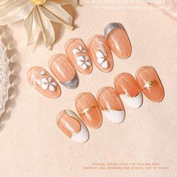 Neepoms 3pcs Metallic Gel Nail Polish Set - DIY Nail Art