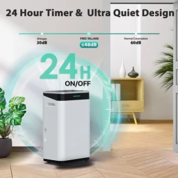 FREE VILLAGE 45 Pint Dehumidifier for Home Spaces