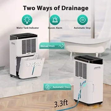 FREE VILLAGE 45 Pint Dehumidifier for Home Spaces