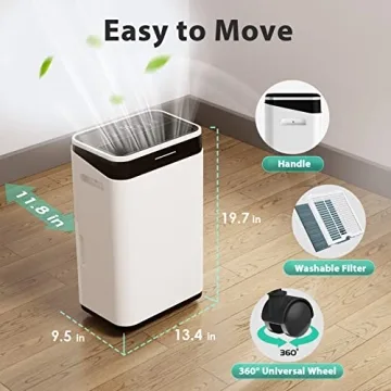 FREE VILLAGE 45 Pint Dehumidifier for Home Spaces