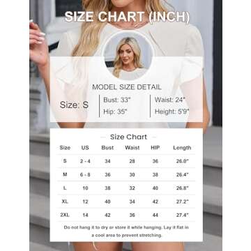 Blooming Jelly Womens Dressy Casual Blouses Business Short Sleeve T Shirts Crewneck Work Tops Pleated Waffle Kint Summer Tee Dark Cyan