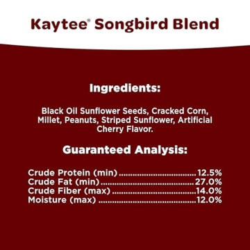 Kaytee Songbird Wild Bird Seed for Colorful Backyard Birds