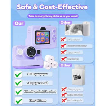 Dylanto Kids Instant Print Camera for Fun Adventures