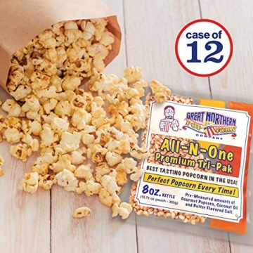 Movie Theater Style Popcorn Packs for Easy Home Popping