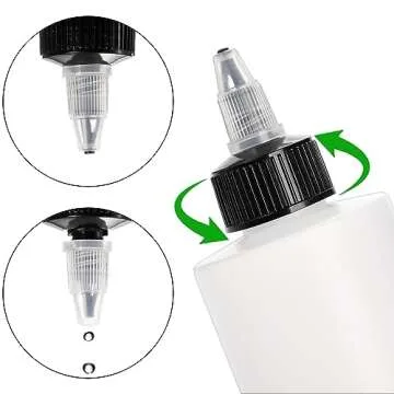 Bekith 8oz Squeeze Bottles Perfect for Arts and Crafts