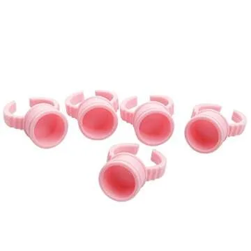200 Disposable Glue Ring Cups for Makeup and Tattoos