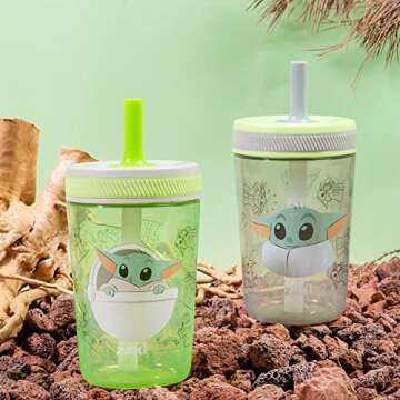 Zak Designs Kelso Toddler Cups - Durable and Fun Drinkware for Kids