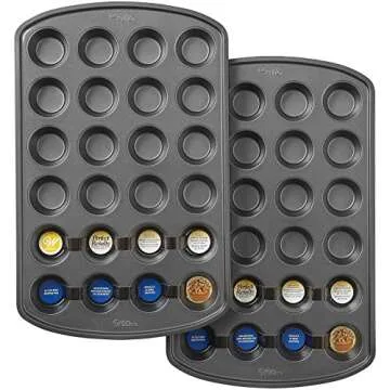 Wilton Non-Stick Mini Muffin Pans - Perfect Baking Set