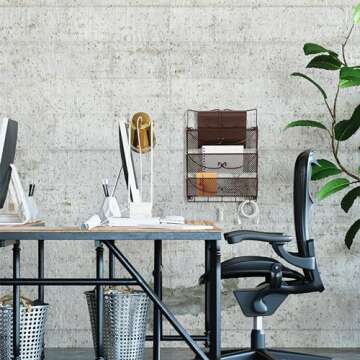 Deco Brothers Wall Mail Organizer with Key Holder