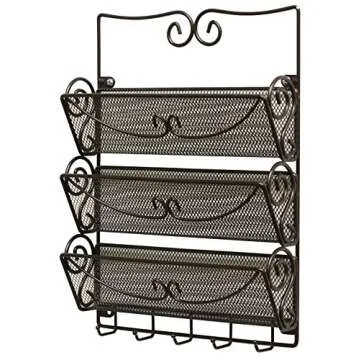 Deco Brothers Wall Mail Organizer with Key Holder