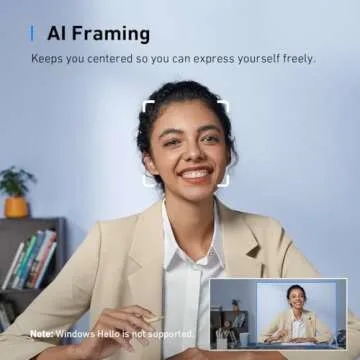 AnkerWork C310 Webcam with AI Functionality and 4K Resolution