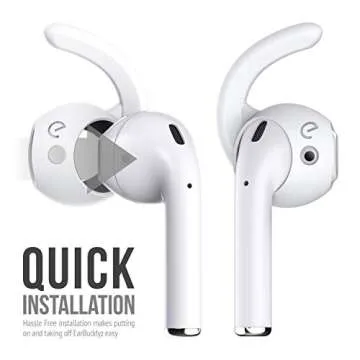 KeyBudz EarBuddyz 2.0 - Ear Hooks for AirPods & EarPods