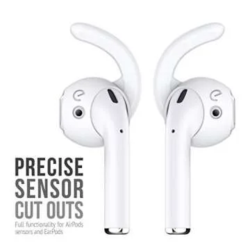 KeyBudz EarBuddyz 2.0 - Ear Hooks for AirPods & EarPods