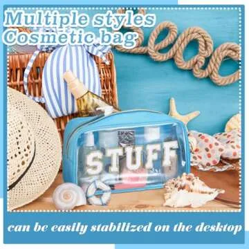 Stylish Pinkunn Preppy Makeup Bags for Women