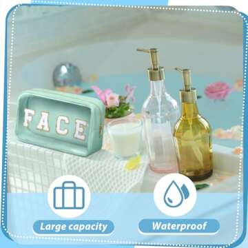 Stylish Pinkunn Preppy Makeup Bags for Women