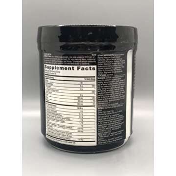 BEYOND RAW LIT AF | Advanced Formula Clinical Strength Pre-Workout Powder | Contains Caffeine, L-Citruline, and Nitrosigine | Lemon Ice | 20 Servings