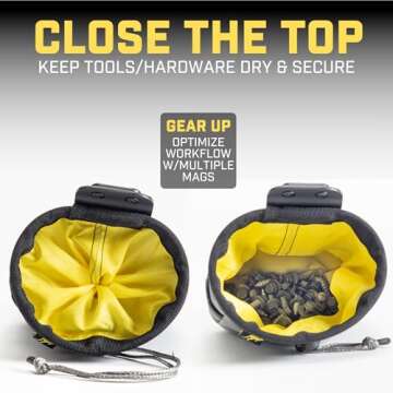 Joey Tool Belt Bag - Clip-On Pouch for Electricians, HVAC Techs, Plumbers, Carpenters, Contractors