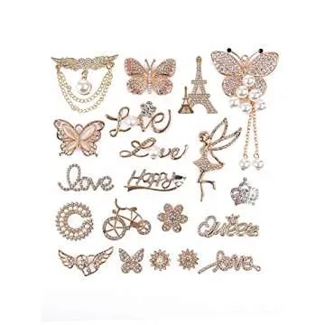 Charming Bling Jewelry Shoe Charms for All Ages – 22 Piece Set