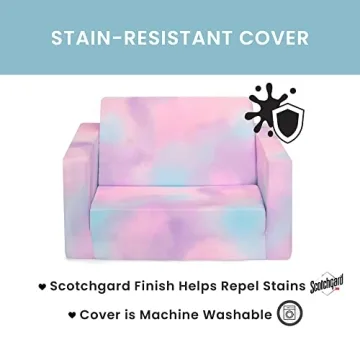 Cozee Flip-Out 2-in-1 Convertible Chair for Kids